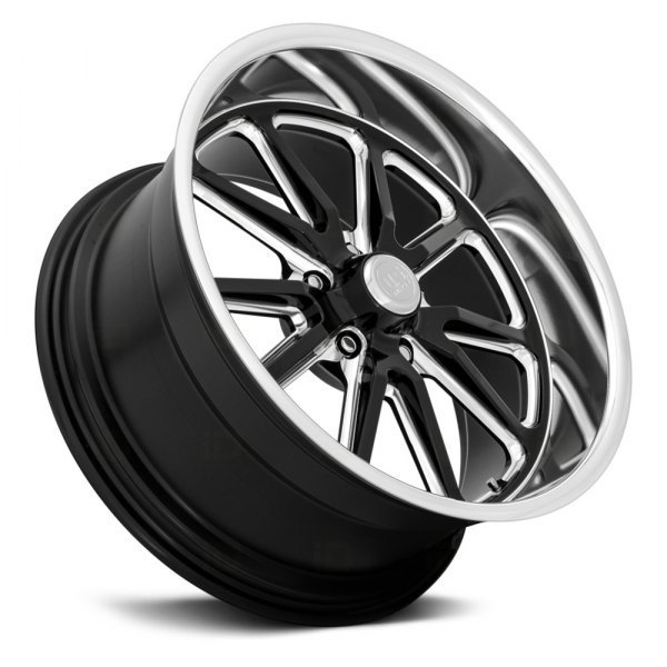 U.S. Mags Rambler 18" 9,5J ET1 5x127 Gloss Black with Milled Accents - obrazek 4