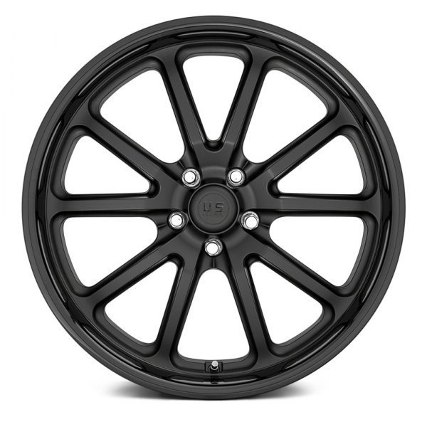 U.S. Mags Rambler 20" 9,5J ET1 5x127 Matte Black with Gloss Black Lip - obrazek 3