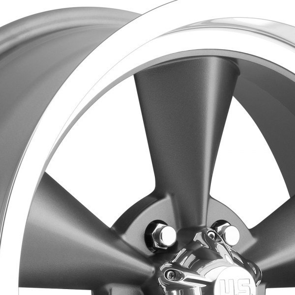 U.S. Mags Standard 15" 7J ET-5 5x114,3 Gunmetal with Diamond Lip - obrazek 5