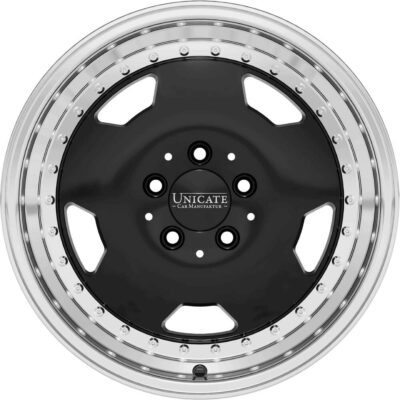 Unicate Wheels Aero Classic 19" 9J ET35 5x112 Black Polished Lip