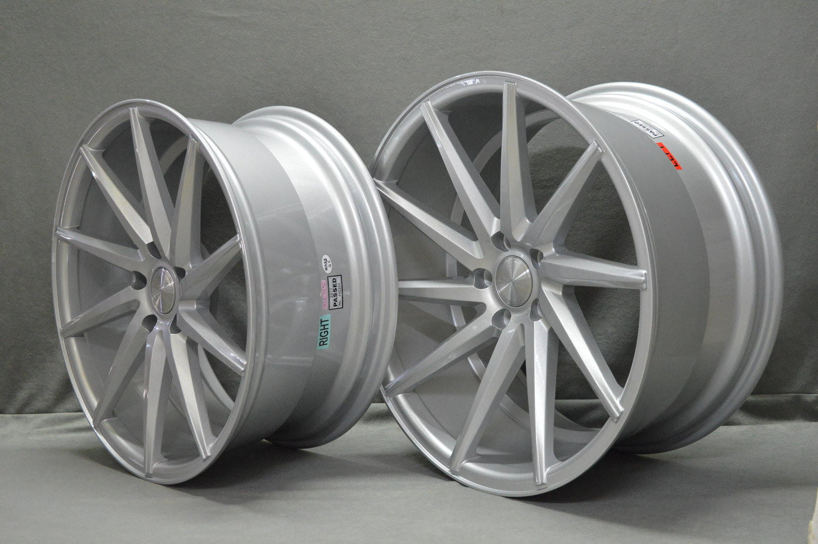 VEEMANN IFGER 20" 9J ET35 + 10J ET45 5x120 Silver - obrazek 4