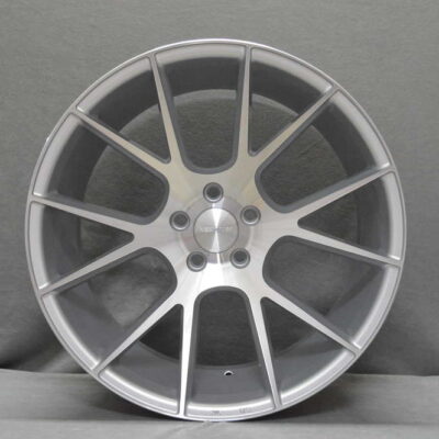 VEEMANN V-FS23 20" 10J ET42 5x112 Machined Silver