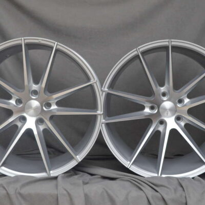 VEEMANN V-FS25 20" 8,5J ET35 + 10J ET42 5x120 Machined Silver