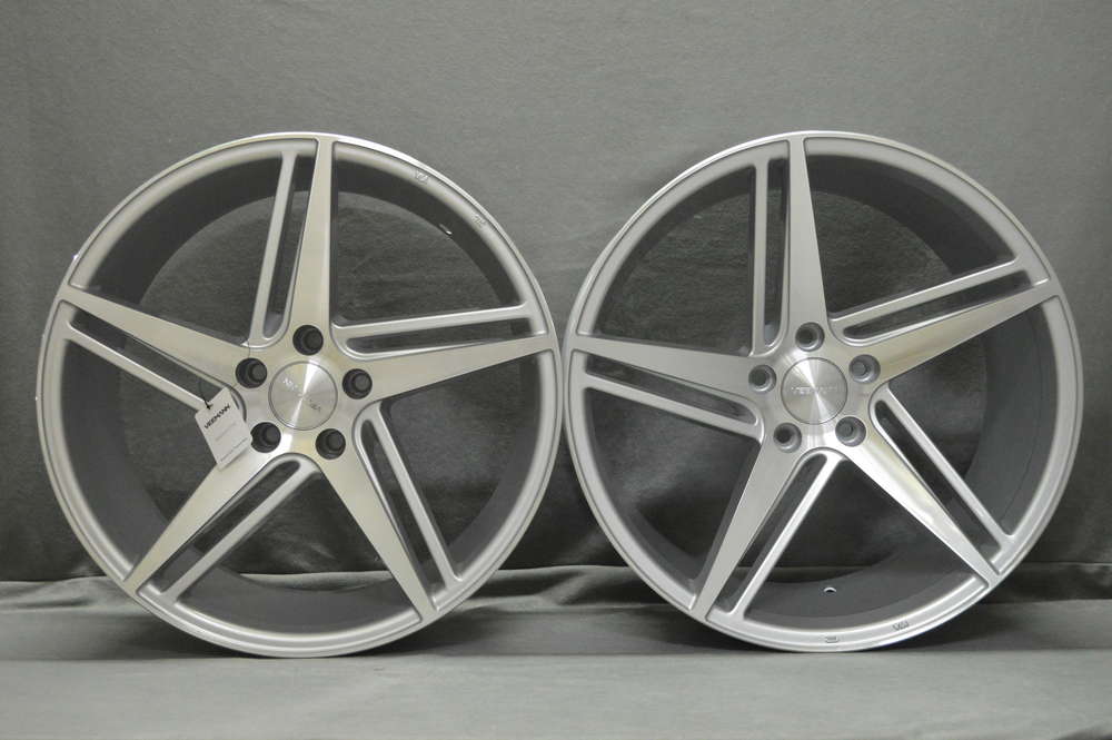 VEEMANN V-FS31 19" 8,5J ET42 + 9,5J ET42 5x112 Silver Machined