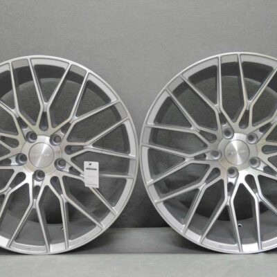 VEEMANN V-FS34 19" 8,5J ET35 + 9,5J ET42 5x120 Silver Machined