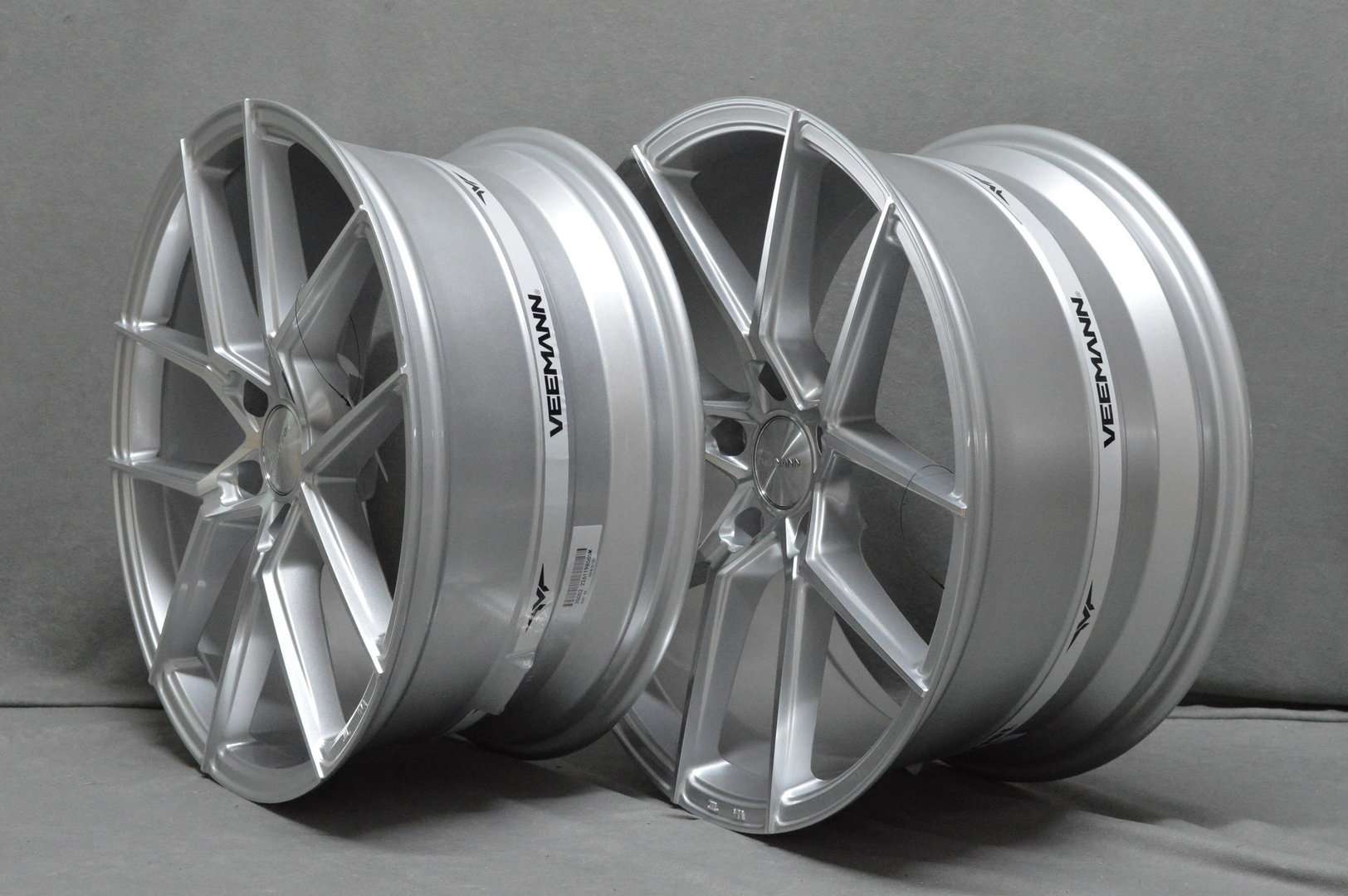 VEEMANN V-FS39 19" 8,5J ET35 + 9,5J ET42 5x120 Silver Machined - obrazek 4