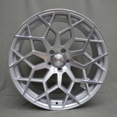 VEEMANN V-FS42 20'' 10J ET42 5x112 Silver Machined