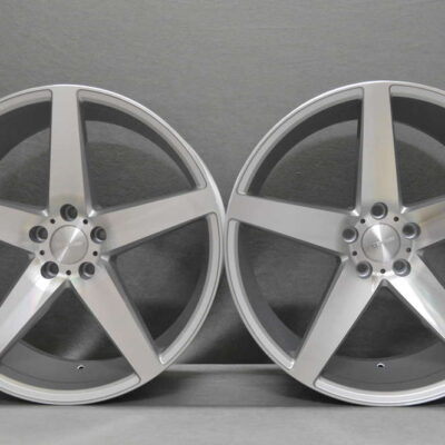 VEEMANN V-FS8 20" 9J ET35 + 10J ET38 5x120 Silver Machined