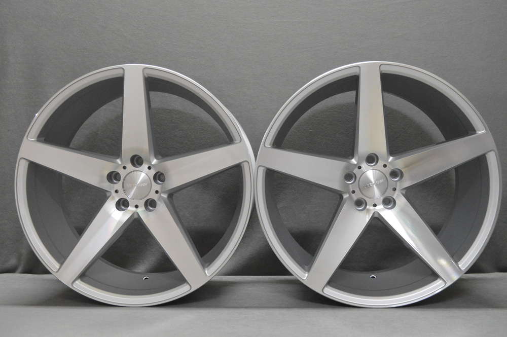VEEMANN V-FS8 20" 9J ET35 + 10J ET38 5x120 Silver Machined