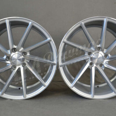 Veemann V-FS10 18" 8J ET42 + 9J ET42 5x112 Silver Machined Face