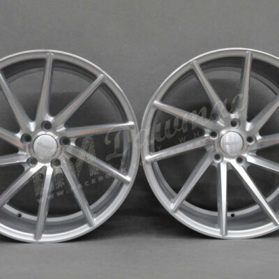 Veemann V-FS10 19" 8,5J ET42 + 9,5J ET42 5x112 Silver Machined Face