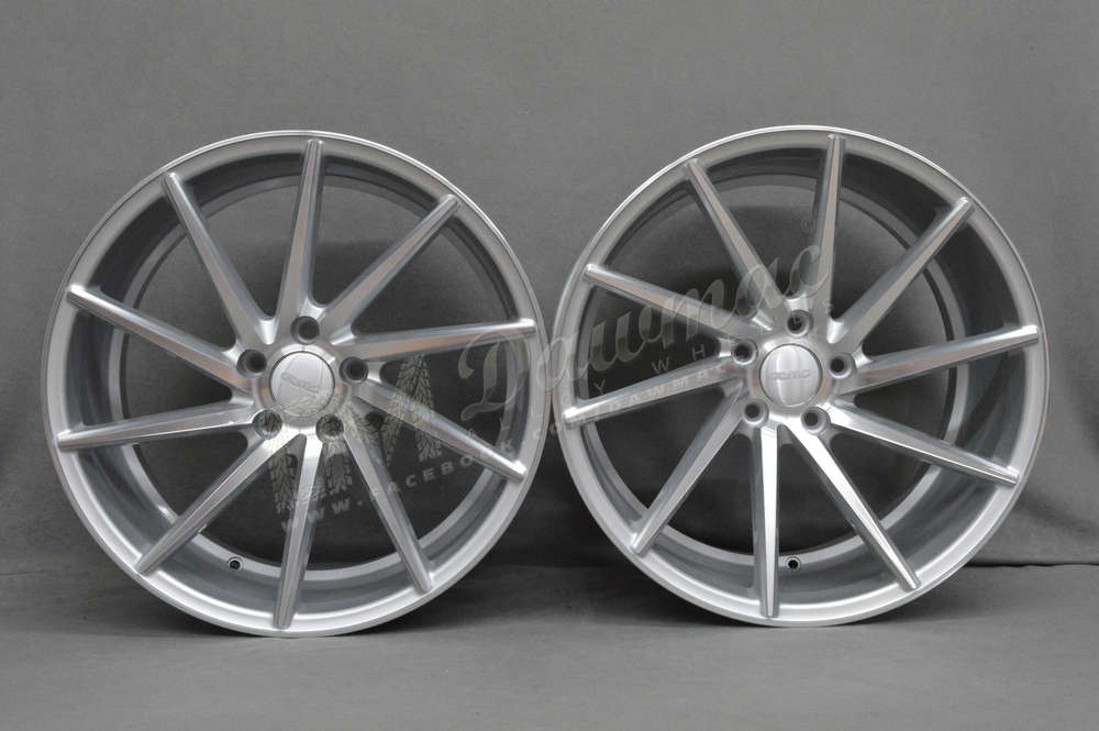 Veemann V-FS10 19" 8,5J ET42 + 9,5J ET42 5x112 Silver Machined Face