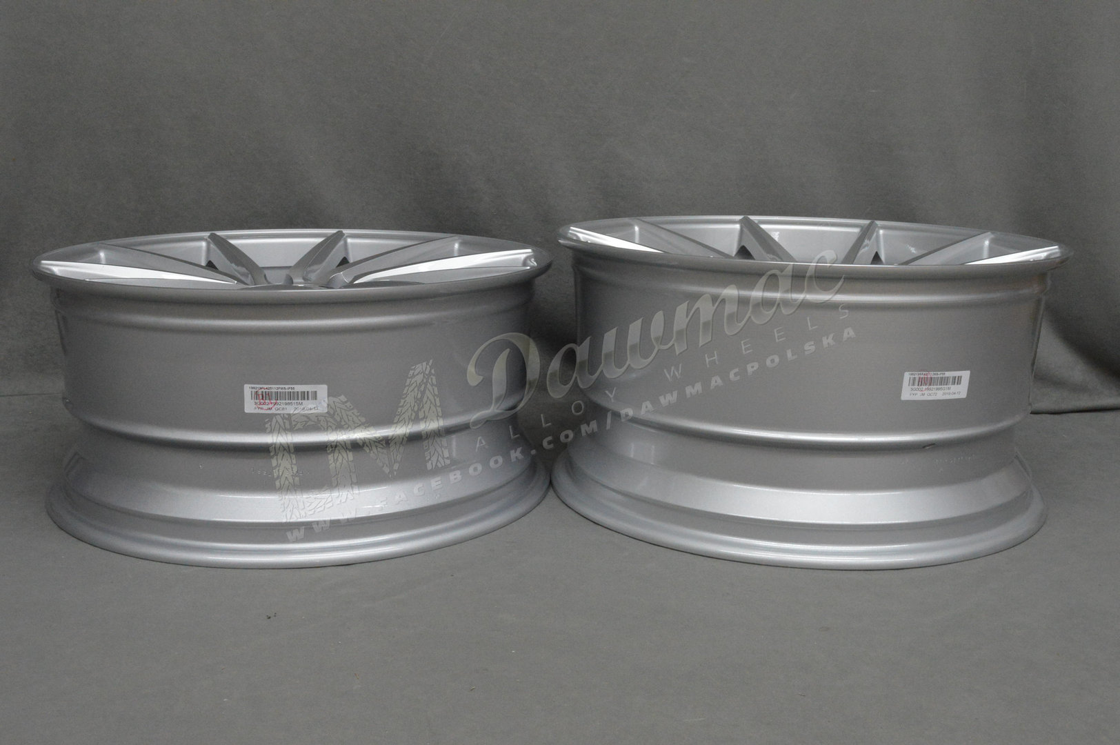 Veemann V-FS10 19" 8,5J ET42 + 9,5J ET42 5x112 Silver Machined Face - obrazek 7