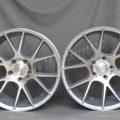 Veemann V-FS23 18" 8J ET42 + 9J ET40 5x112 Silver Machined