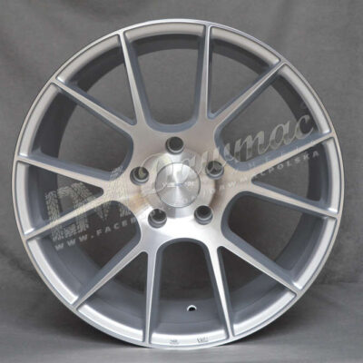 Veemann V-FS23 19" 8,5J ET42 + 9,5J ET40 5x112 Silver Machined