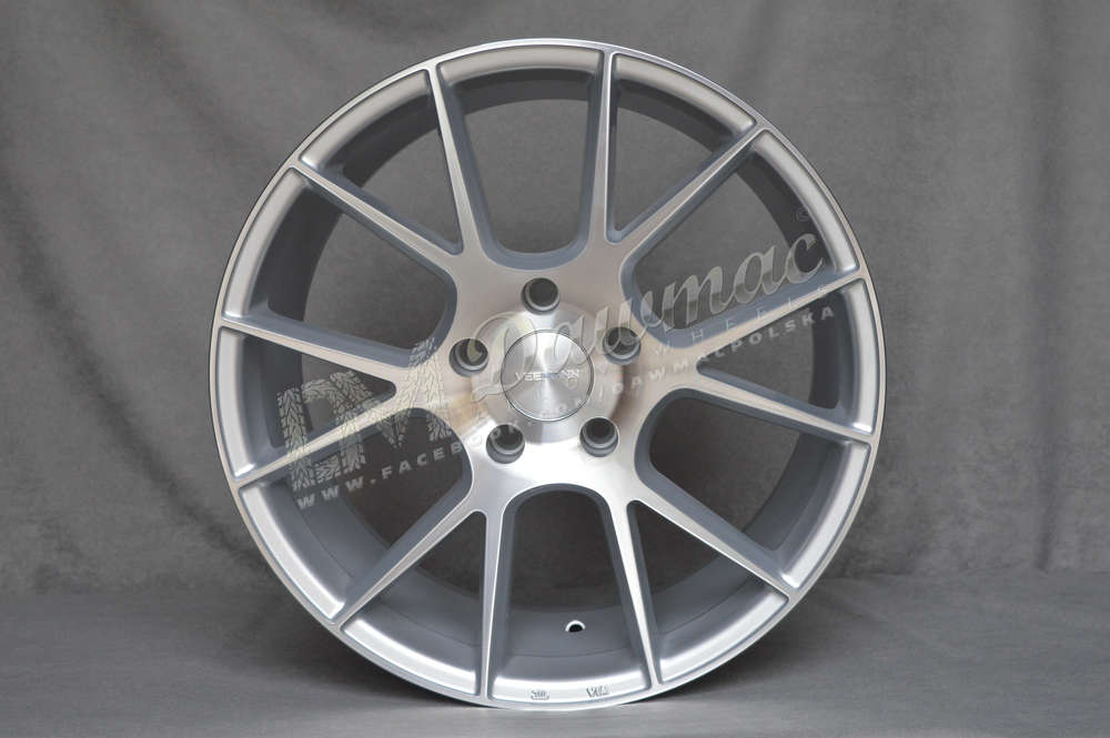 Veemann V-FS23 19" 8,5J ET42 + 9,5J ET42 5x112 Silver Machined