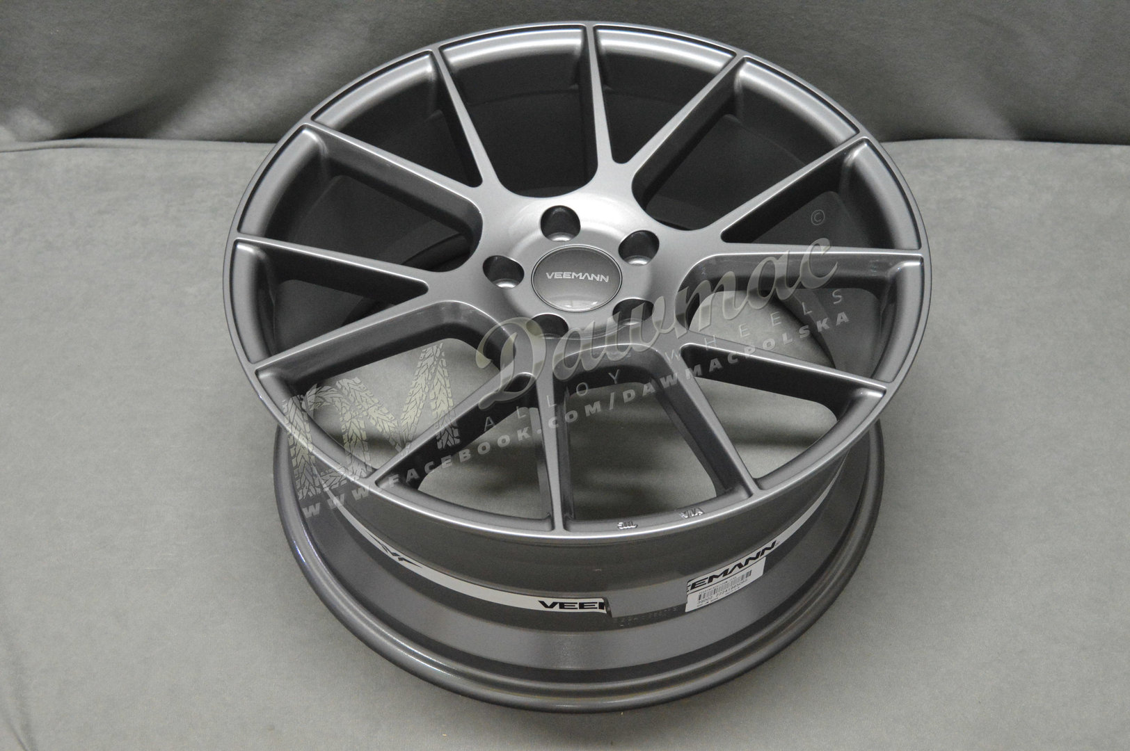 Veemann V-FS23 20" 8,5J ET35 + 10J ET42 5x112 Gloss Graphite - obrazek 5