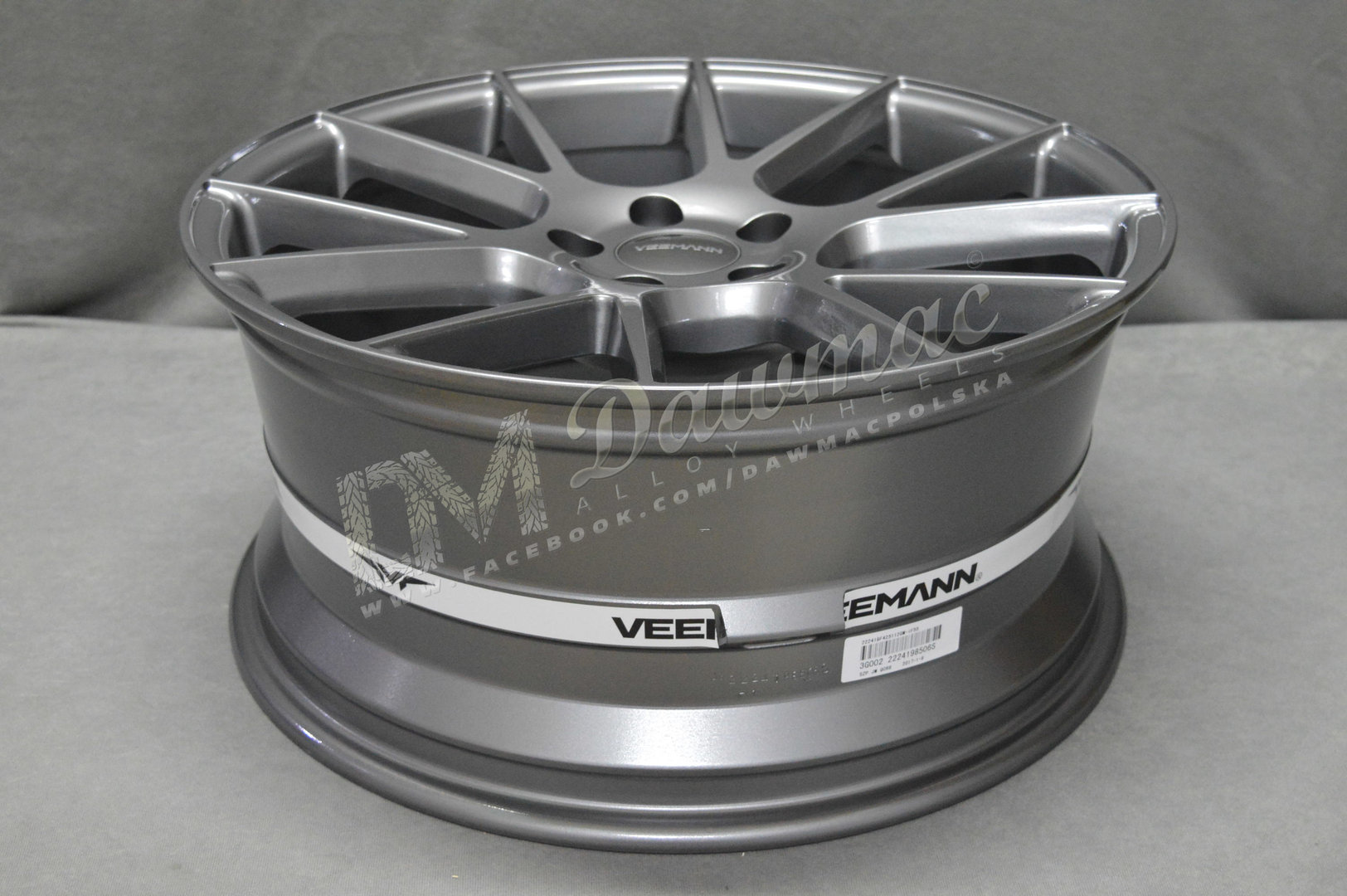 Veemann V-FS23 20" 8,5J ET35 + 10J ET42 5x112 Gloss Graphite - obrazek 6