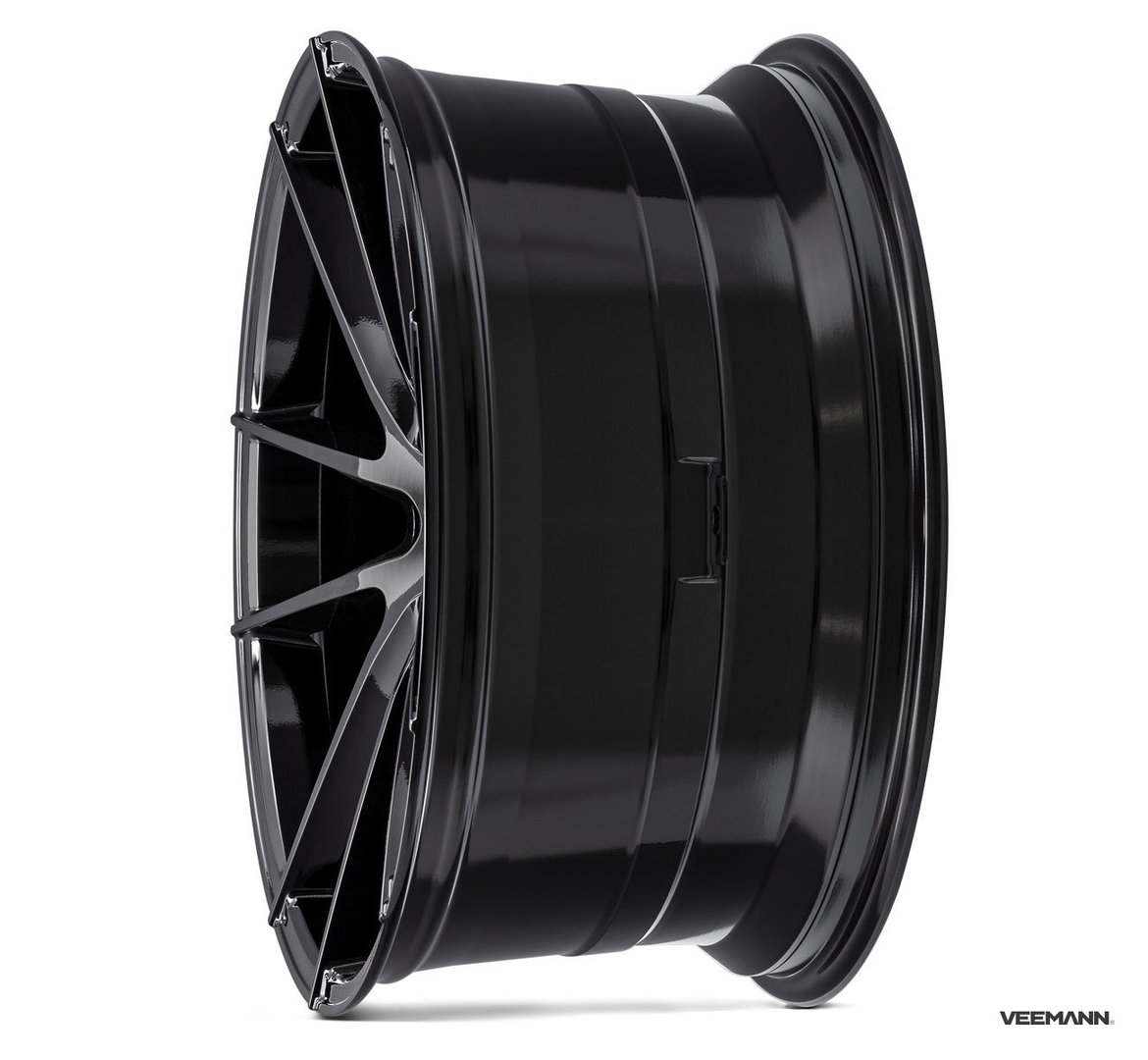 Veemann V-FS25 19" 8,5J ET42 5x120 Gloss Black - obrazek 3