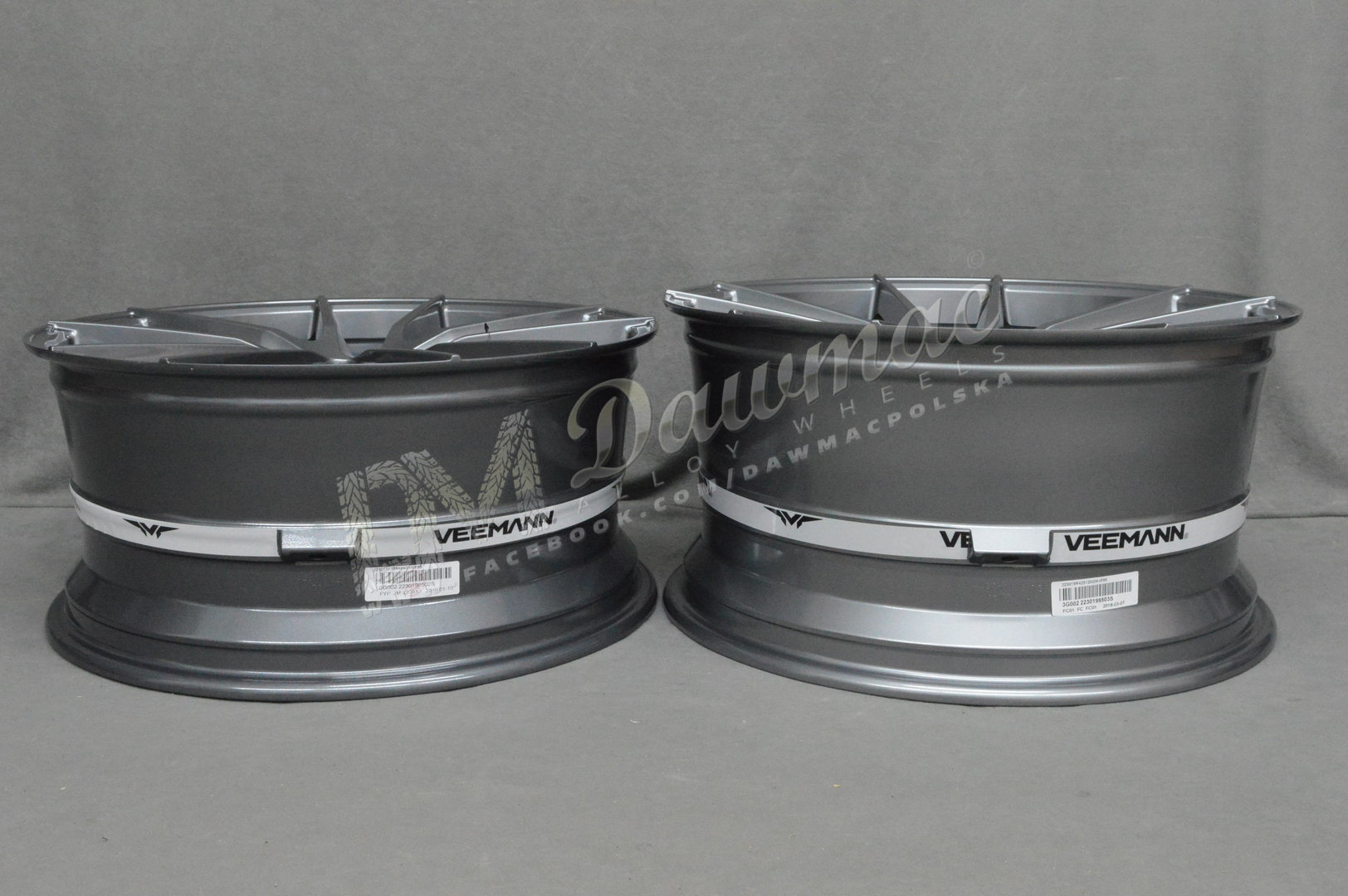 Veemann V-FS25 20" 8,5J ET35 + 10J ET42 5x120 Gloss Graphite - obrazek 9