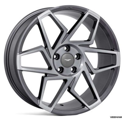Veemann V-FS27R 19" 8,5J ET42 5x112 Graphite Smoke Machined