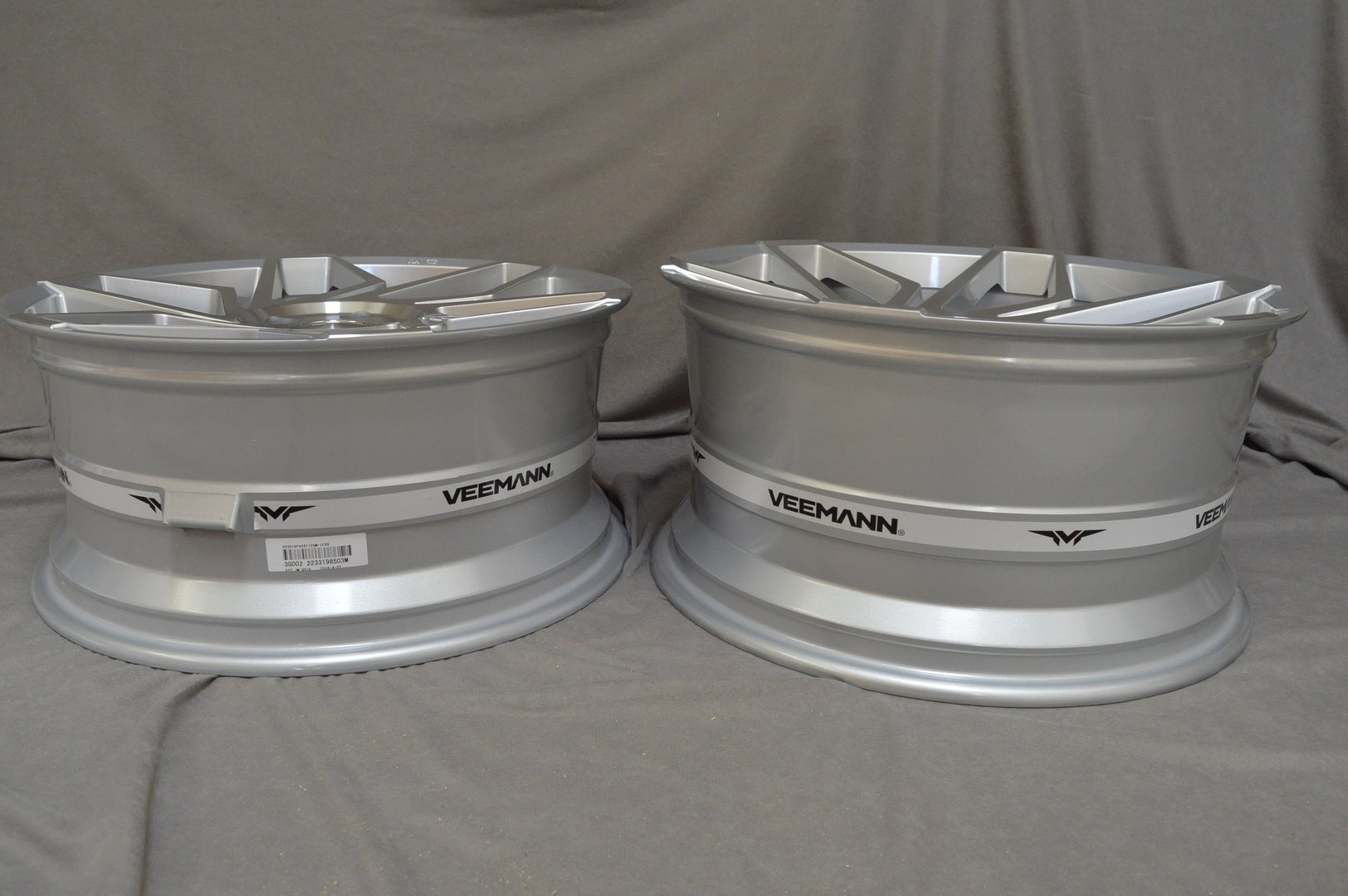 Veemann V-FS27R 19'' 8,5 ET42 + 9,5 ET42 5x112 Silver Machined - obrazek 8