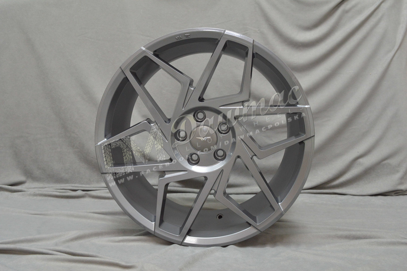 Veemann V-FS27R 20" 8,5J ET35 + 10J ET43 5x120 Gloss Graphite - obrazek 2