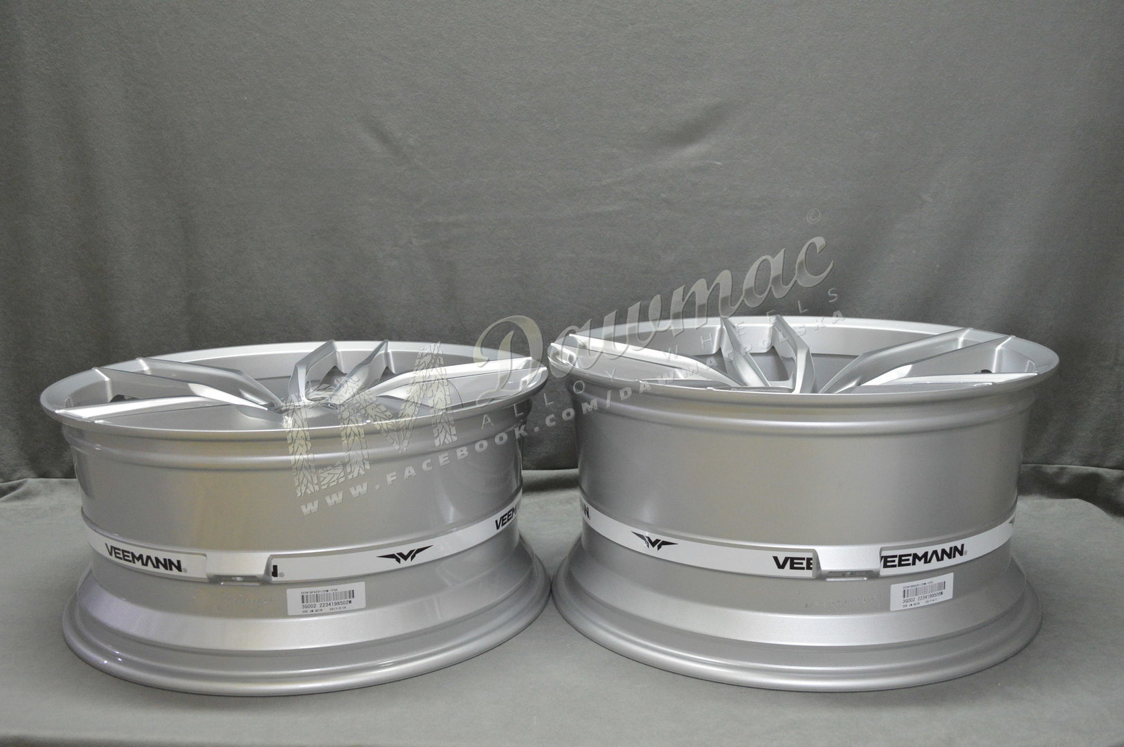 Veemann V-FS28 22" 9,5J ET45 + 10,5J ET45 5x120 Silver Machined - obrazek 7