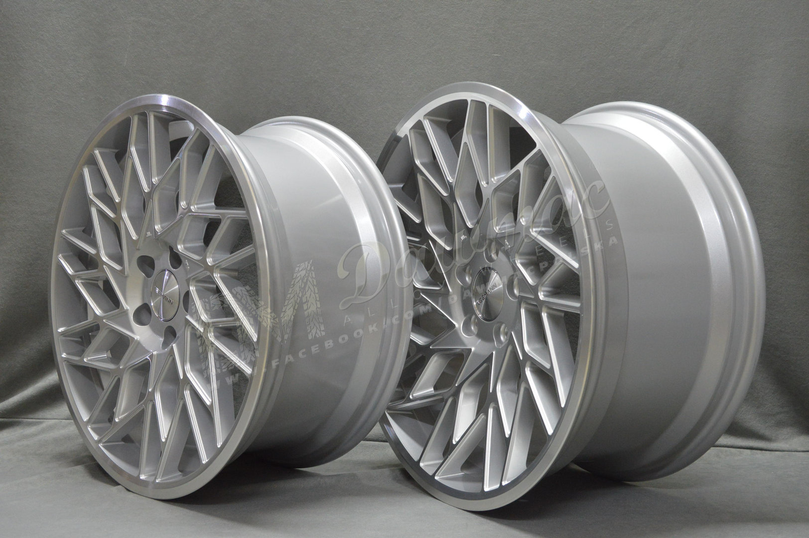 Veemann V-FS29R 19" 8,5J ET35 + 9,5J ET35 5x120 Silver Machined Face - obrazek 4