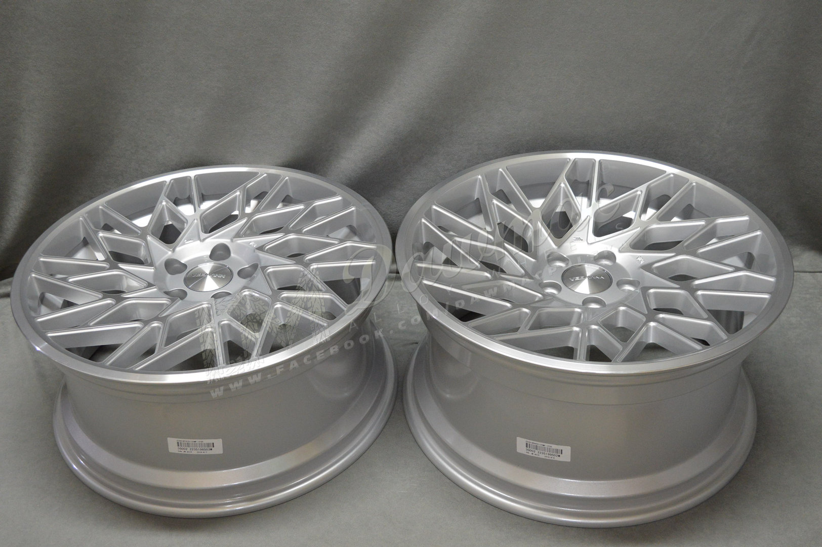 Veemann V-FS29R 19" 8,5J ET35 + 9,5J ET35 5x120 Silver Machined Face - obrazek 6