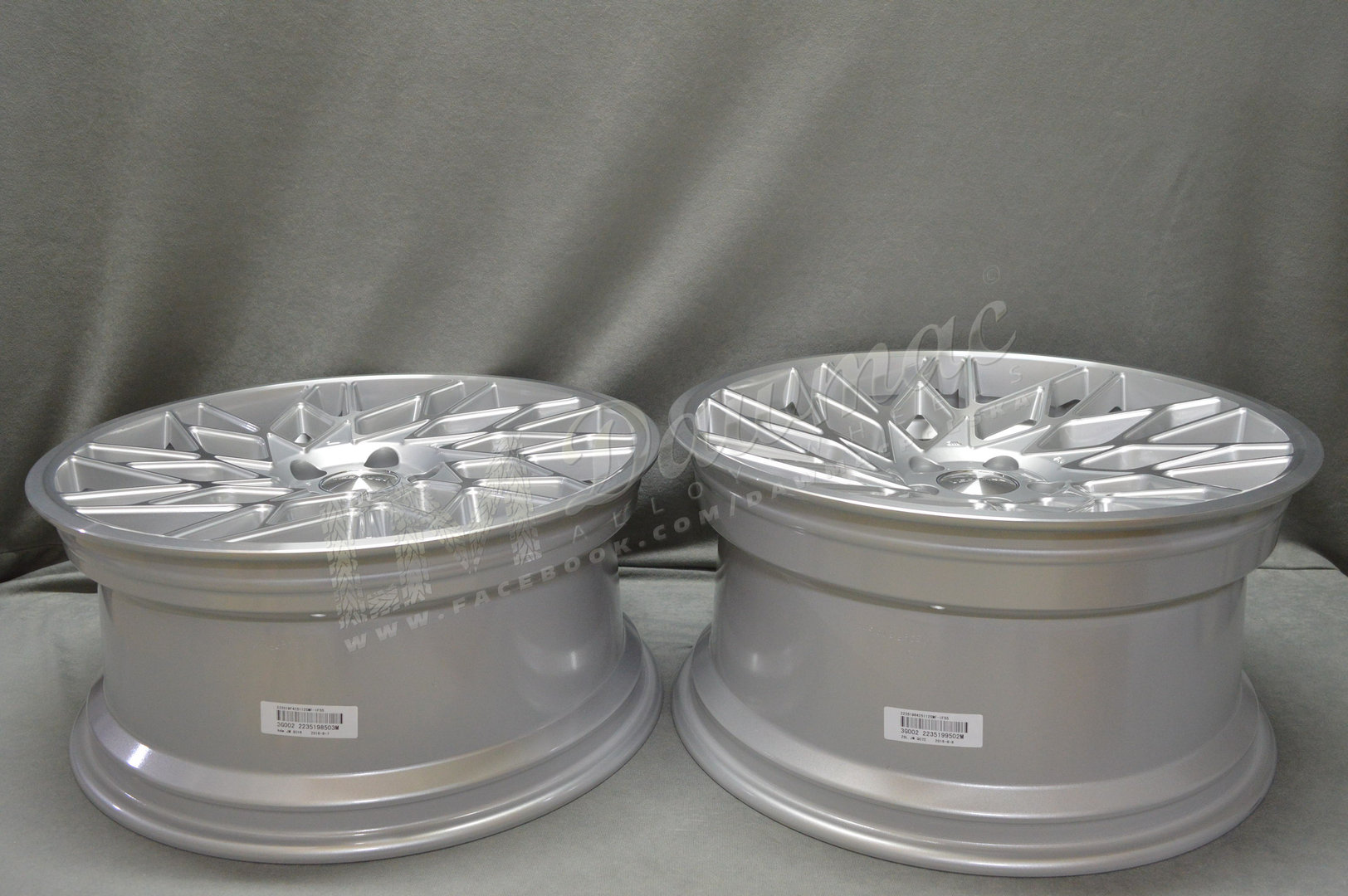 Veemann V-FS29R 19" 8,5J ET35 + 9,5J ET35 5x120 Silver Machined Face - obrazek 7