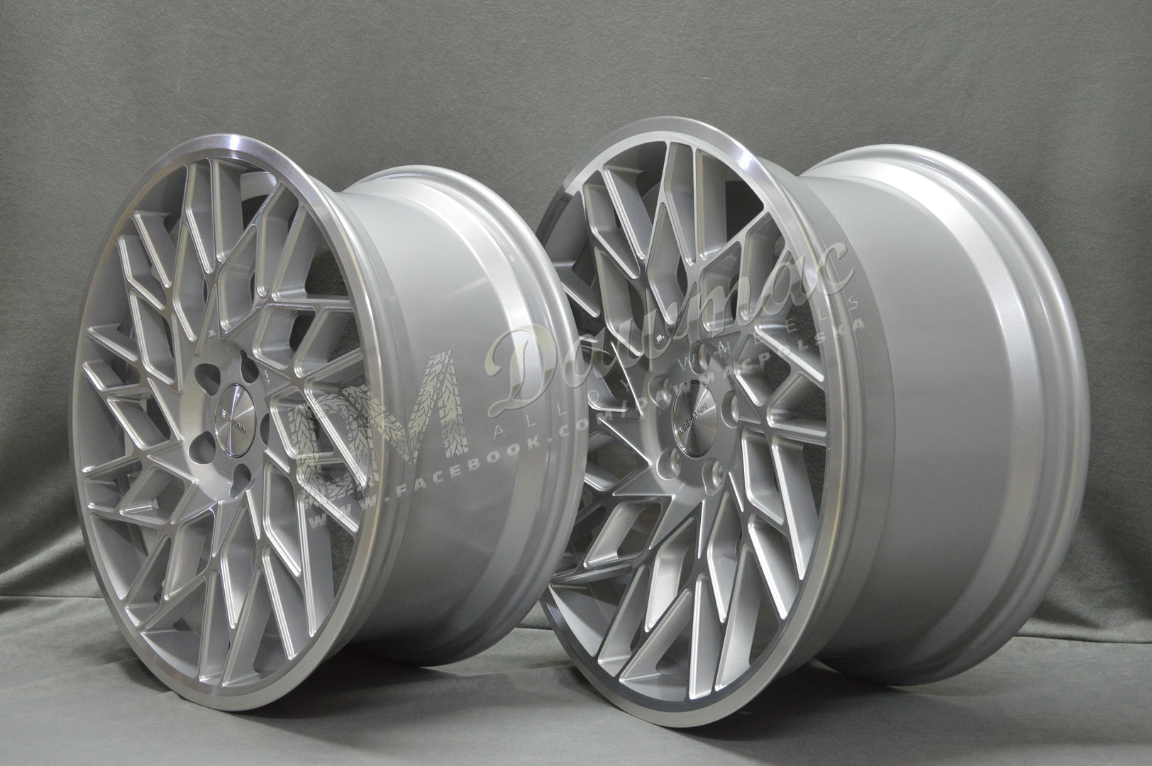Veemann V-FS29R 19" 8,5J ET35 + 9,5J ET43 5x120 Silver Machined - obrazek 4