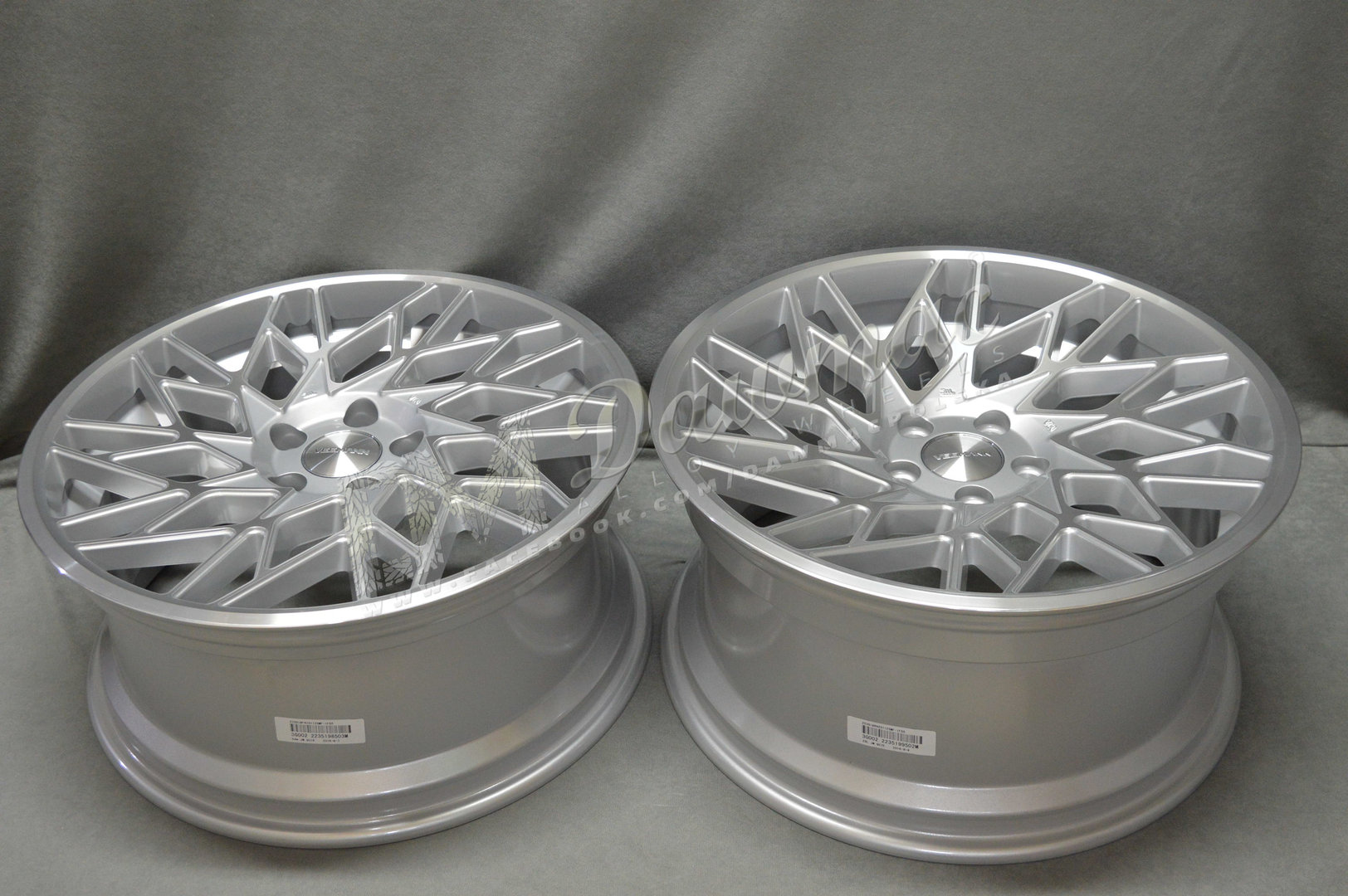 Veemann V-FS29R 19" 8,5J ET35 + 9,5J ET43 5x120 Silver Machined - obrazek 6