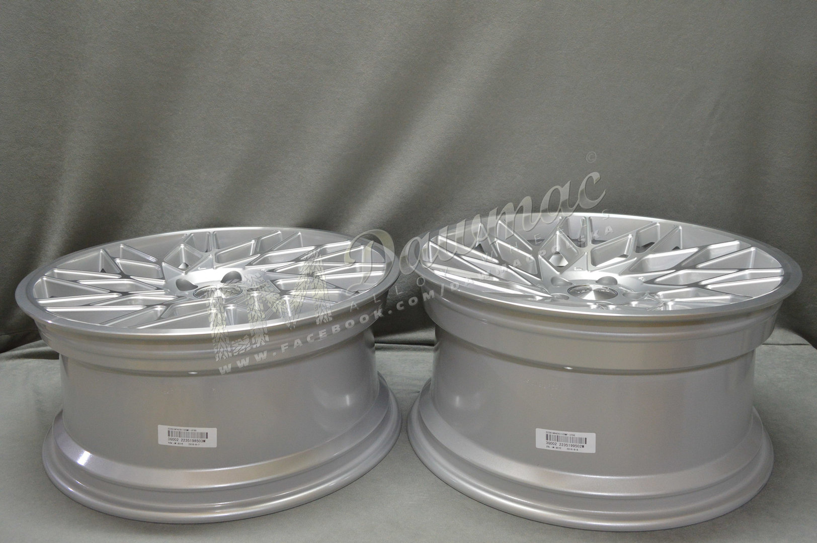 Veemann V-FS29R 19" 8,5J ET42 + 9,5J ET42 5x112 Silver Machined - obrazek 7