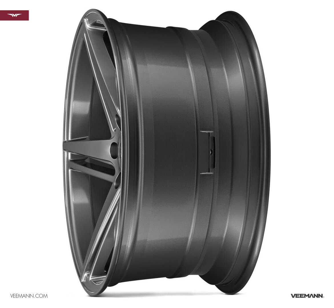 Veemann V-FS31 18" 8J ET35 + 9J ET35 5x120 Gloss Graphite - obrazek 3