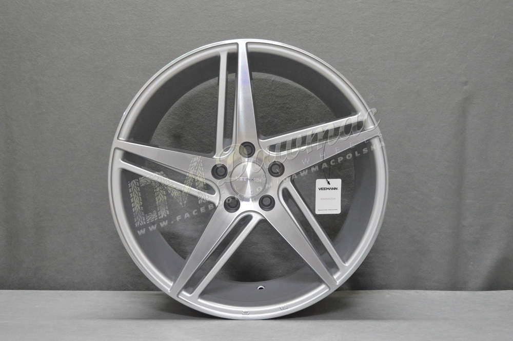 Veemann V-FS31 18" 8J ET35 + 9J ET35 5x120 Silver Machined