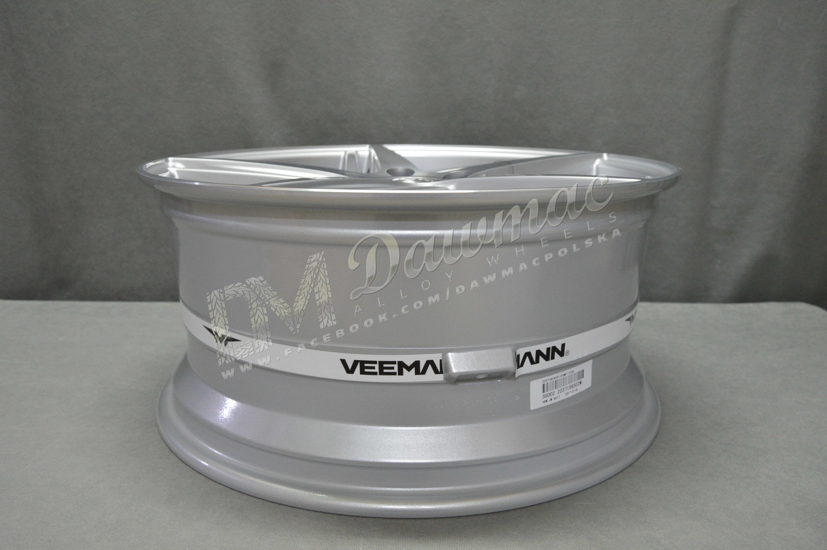 Veemann V-FS31 18" 8J ET35 + 9J ET35 5x120 Silver Machined - obrazek 7