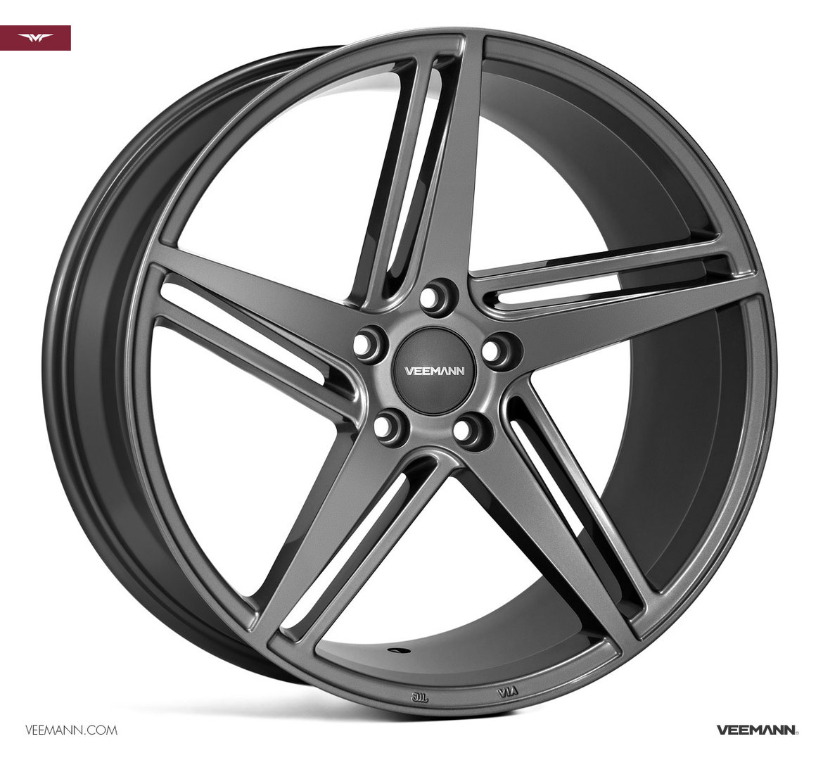 Veemann V-FS31 18" 8J ET42 + 9J ET42 5x112 Gloss Graphite - obrazek 2