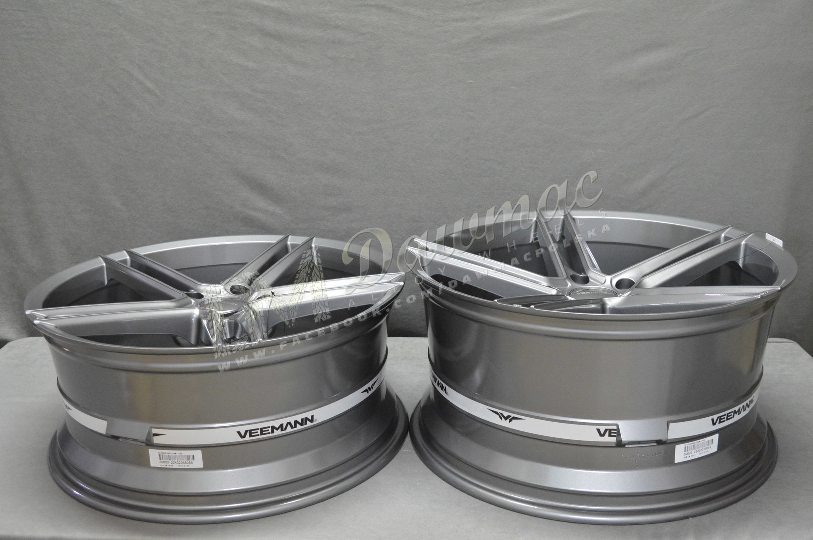 Veemann V-FS33 19" 8,5J ET35 + 9,5J ET42 5x120 Gloss Graphite - obrazek 7