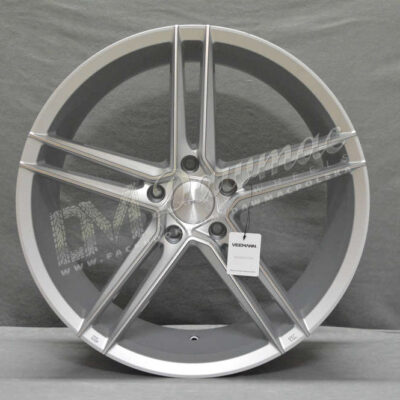 Veemann V-FS33 19" 8,5J ET35 + 9,5J ET43 5x120 Silver Machined