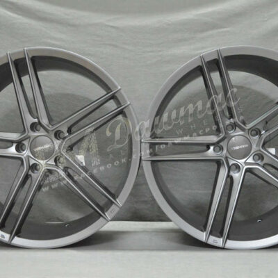 Veemann V-FS33 20" 10J ET43 5x120 Graphite Smoke Machined