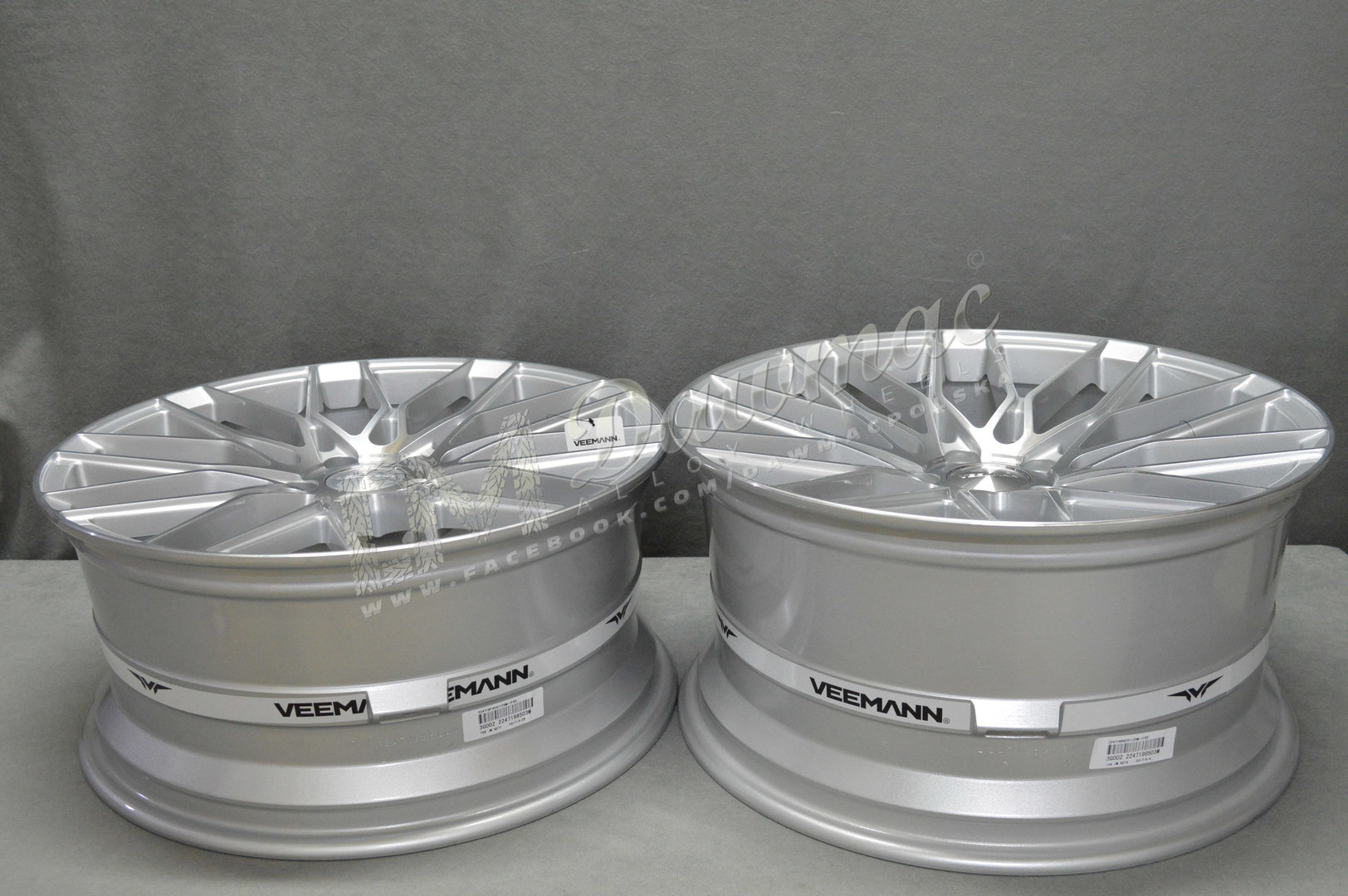 Veemann V-FS34 19" 8,5J ET35 + 9,5J ET33 5x120 Silver Machined - obrazek 7