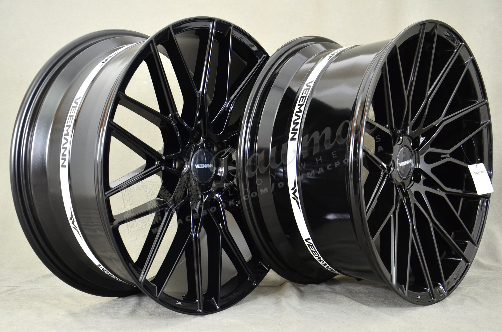Veemann V-FS34 20" 8,5J ET35 + 10J ET43 5x120 Gloss Black - obrazek 5