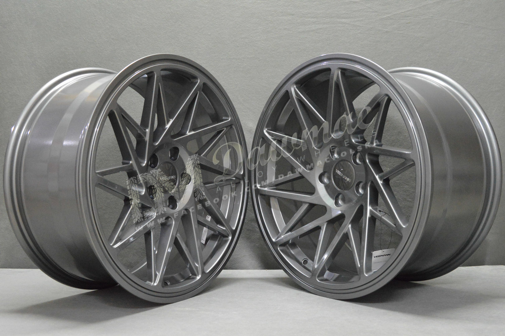 Veemann V-FS35 19" 8,5J ET35 + 9,5J ET33 5x120 Gloss Graphite - obrazek 3