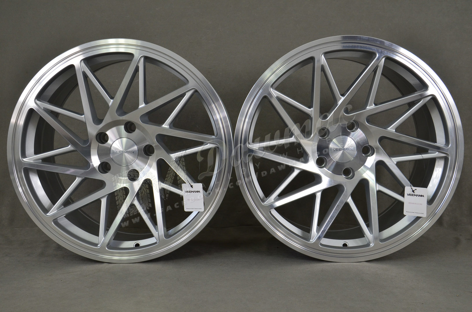 Veemann V-FS35 19" 8,5J ET35 + 9,5J ET33 5x120 Silver Machined - obrazek 2