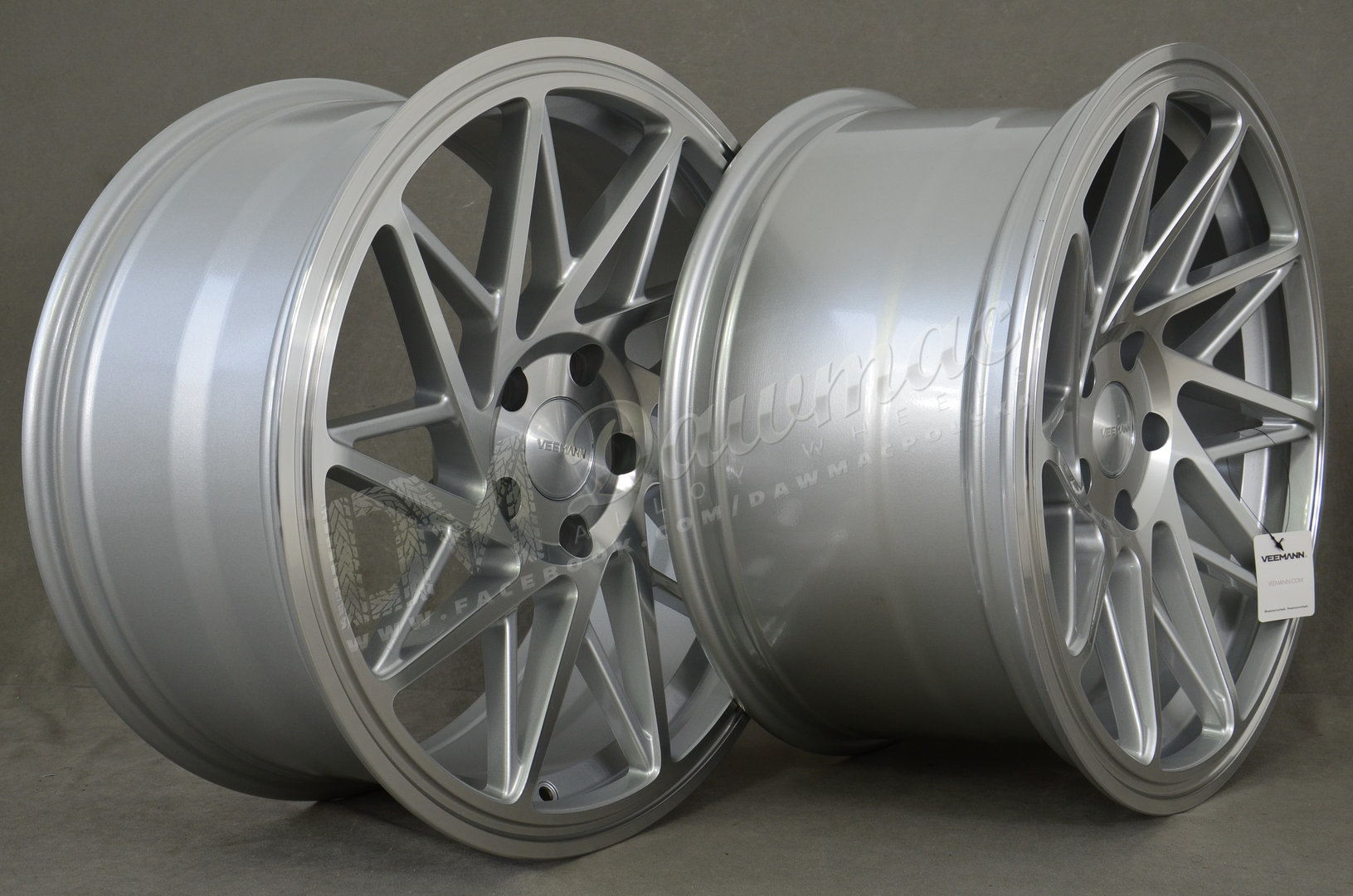 Veemann V-FS35 19" 8,5J ET35 + 9,5J ET33 5x120 Silver Machined - obrazek 5