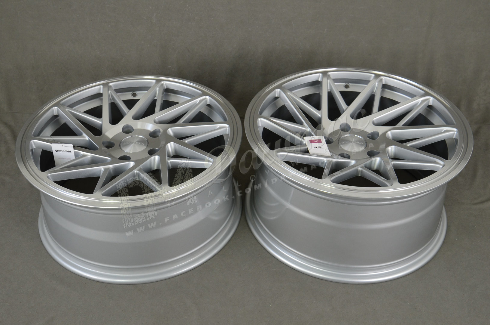 Veemann V-FS35 19" 8,5J ET35 + 9,5J ET33 5x120 Silver Machined - obrazek 7