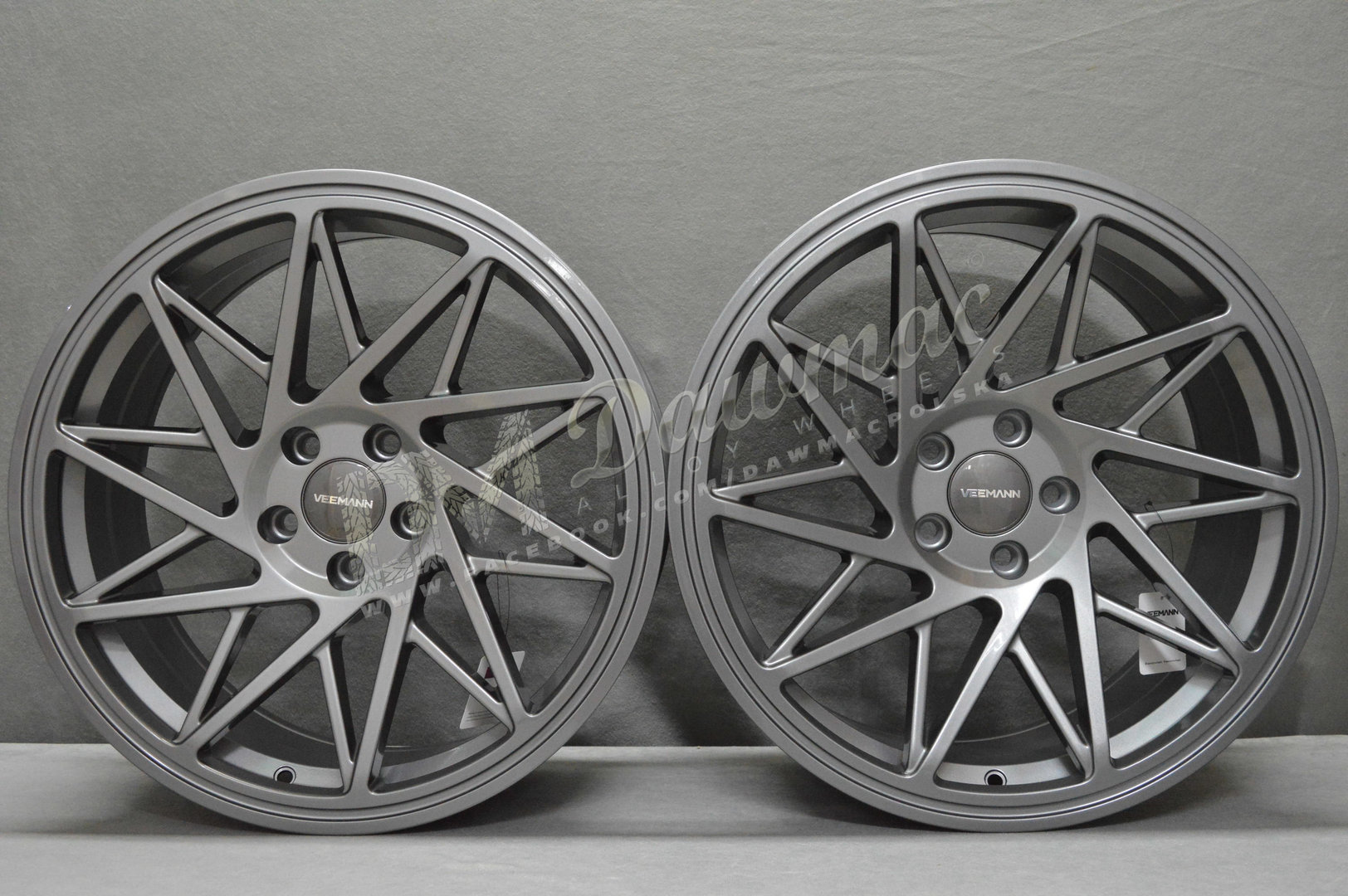 Veemann V-FS35 19" 8,5J ET42 + 9,5J ET42 5x112 Gloss Graphite - obrazek 2