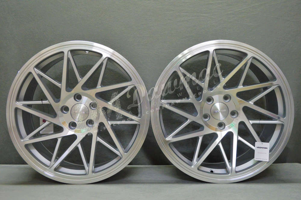 Veemann V-FS35 20" 8,5J ET38 + 10J ET25 5x112 Silver Machined