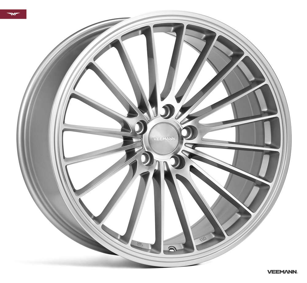 Veemann V-FS36 20" 8,5J ET35 + 10J ET43 5x120 Silver Machined